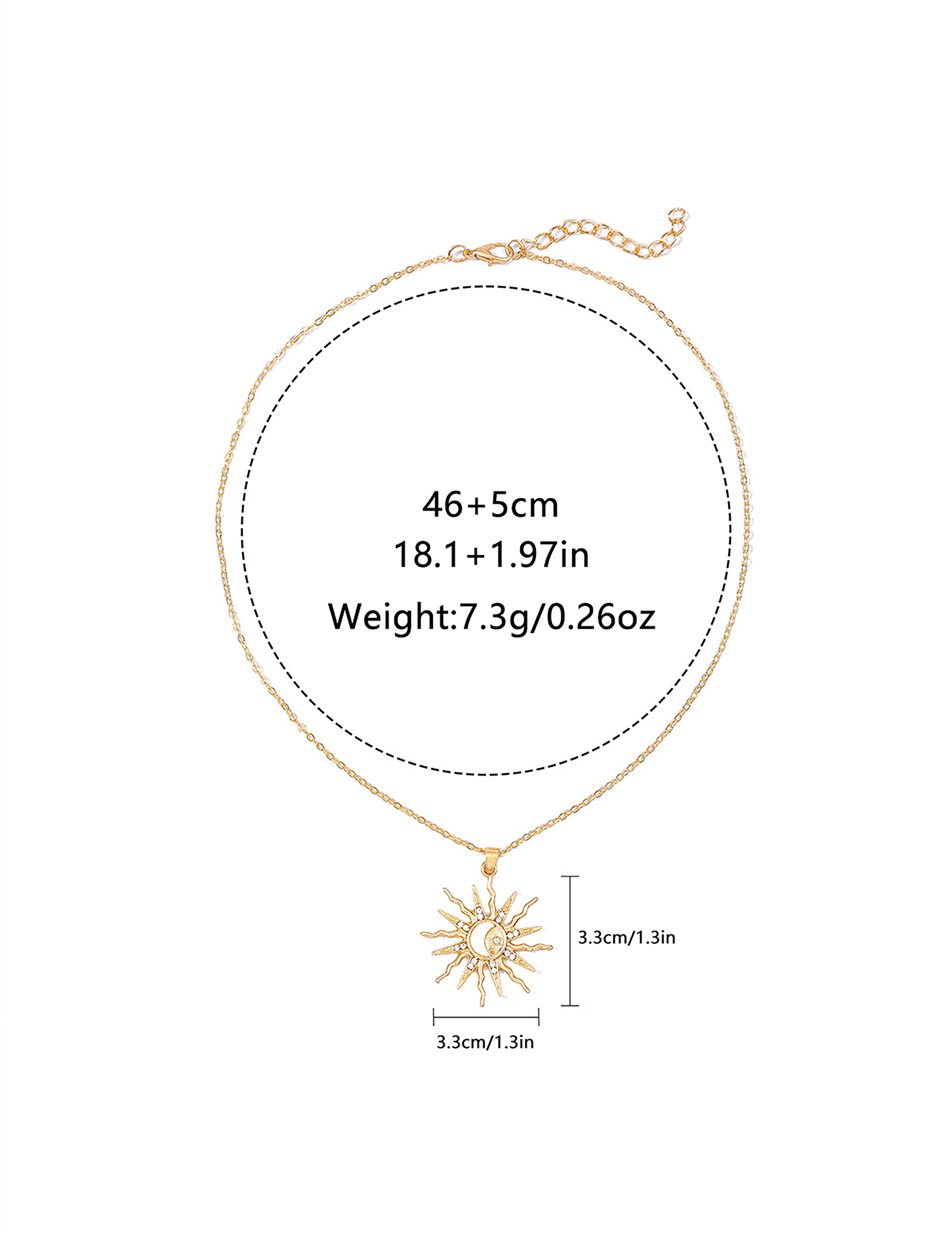 Sun Pendant Necklace