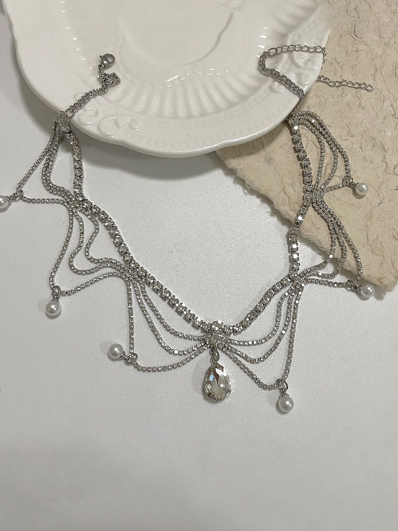 Embellished Spider Necklace