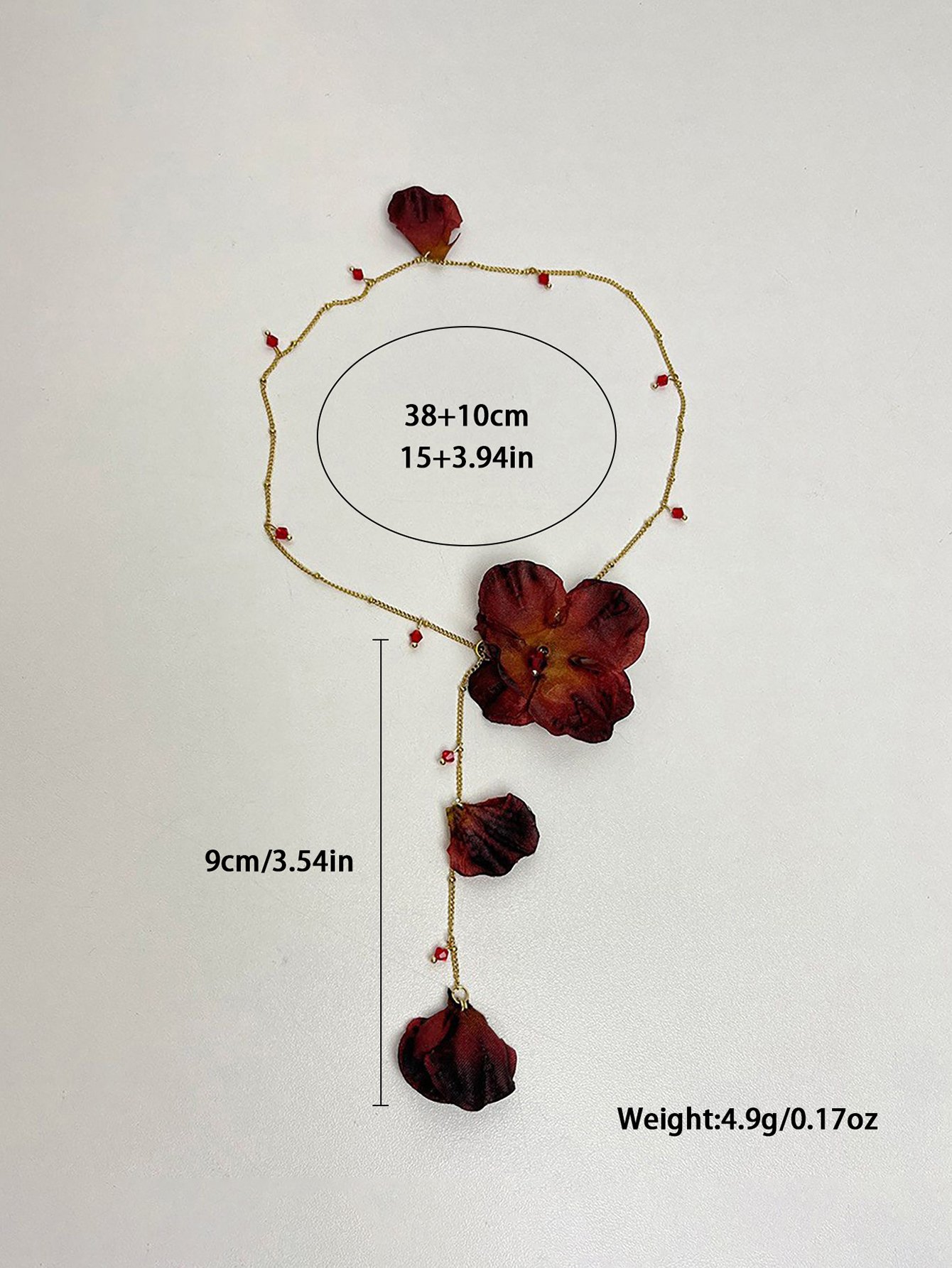 Flower Lariat Necklace