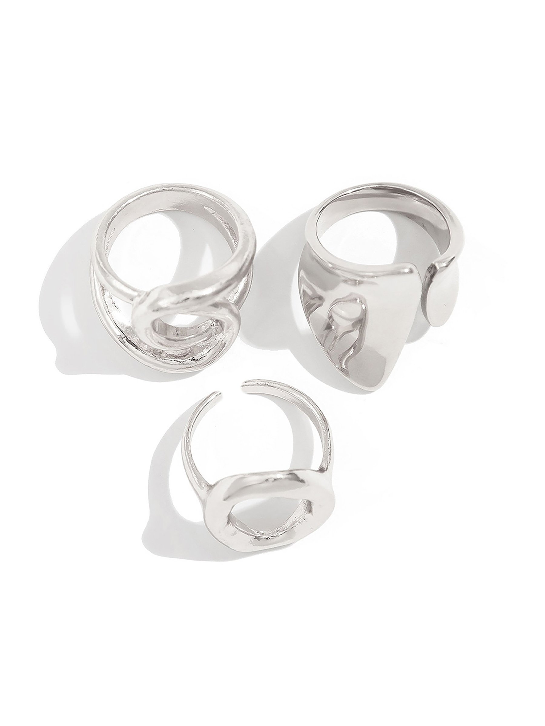 Silver Sculptural Rings