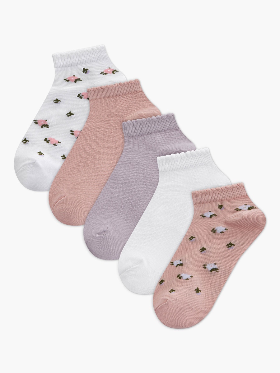 Pack of 5 Ankle Length Cotton Socks