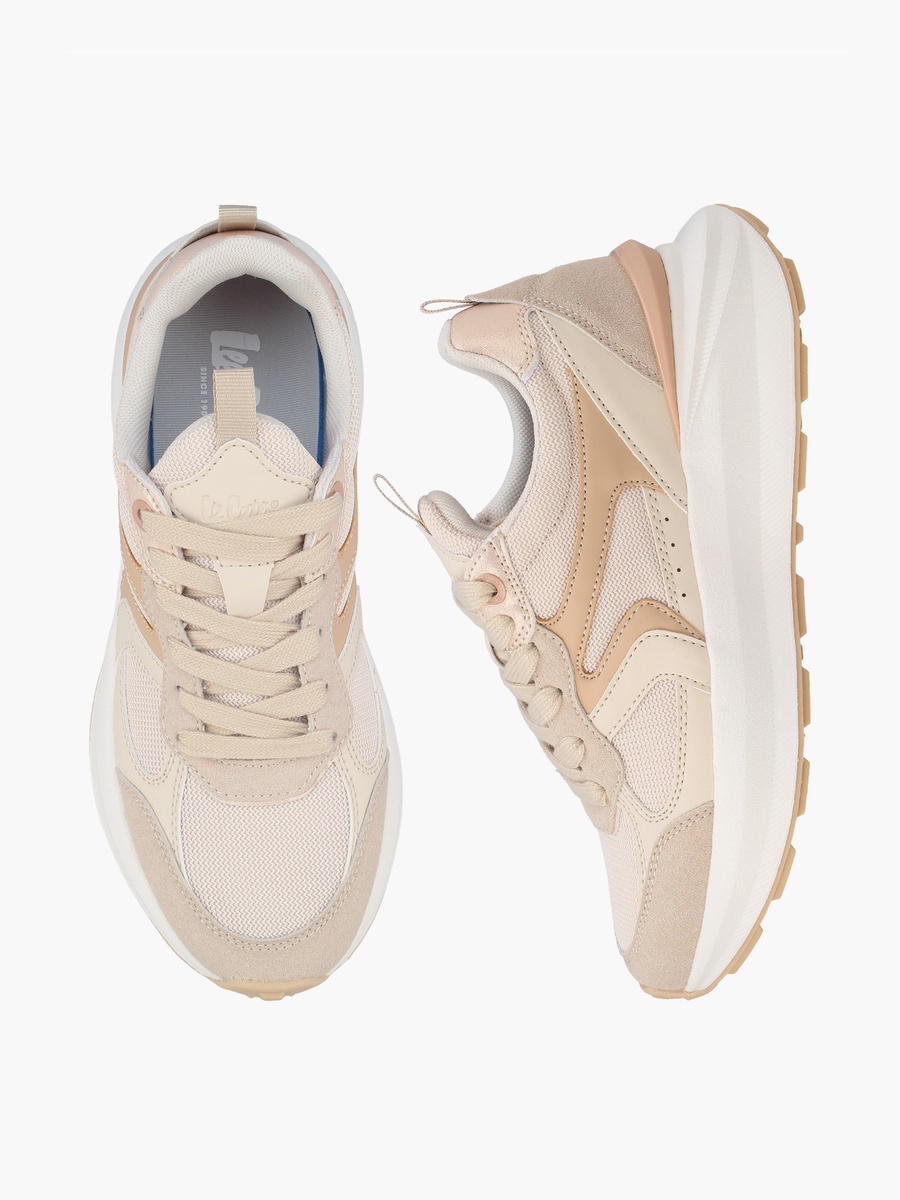 Women Colourblock Lace-Up Sneakers