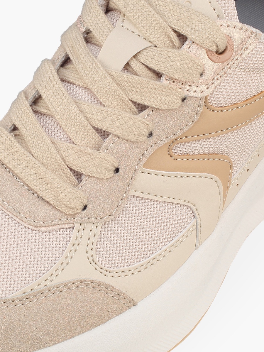 Women Colourblock Lace-Up Sneakers