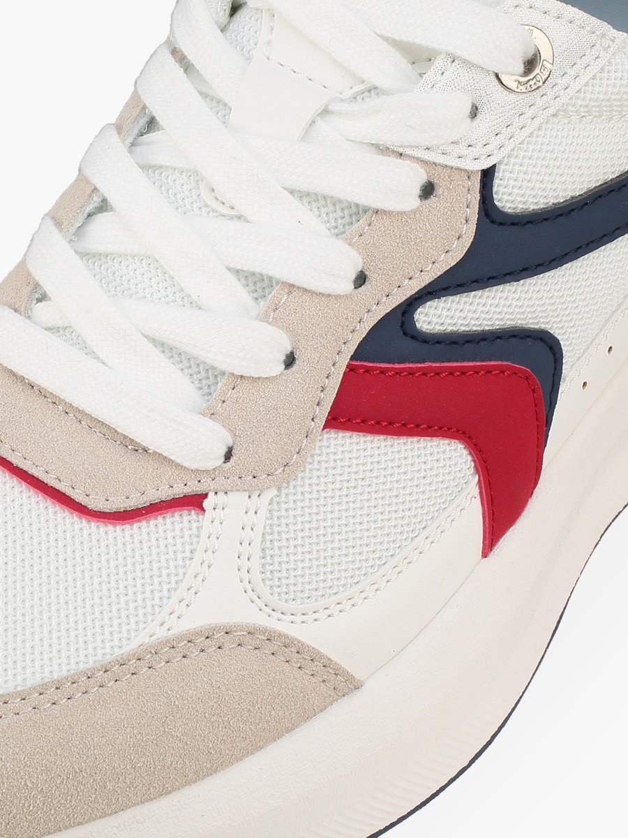 Women Colourblock Lace-Up Sneakers