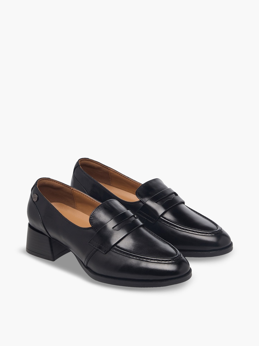 Women Block Heel Loafers