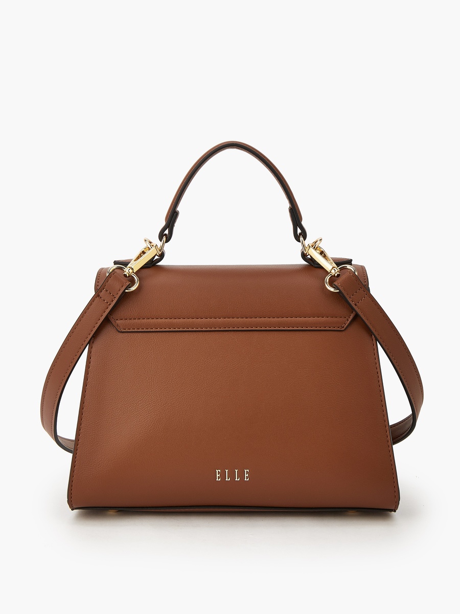 Cutwork Satchel Bag with Detachable Strap