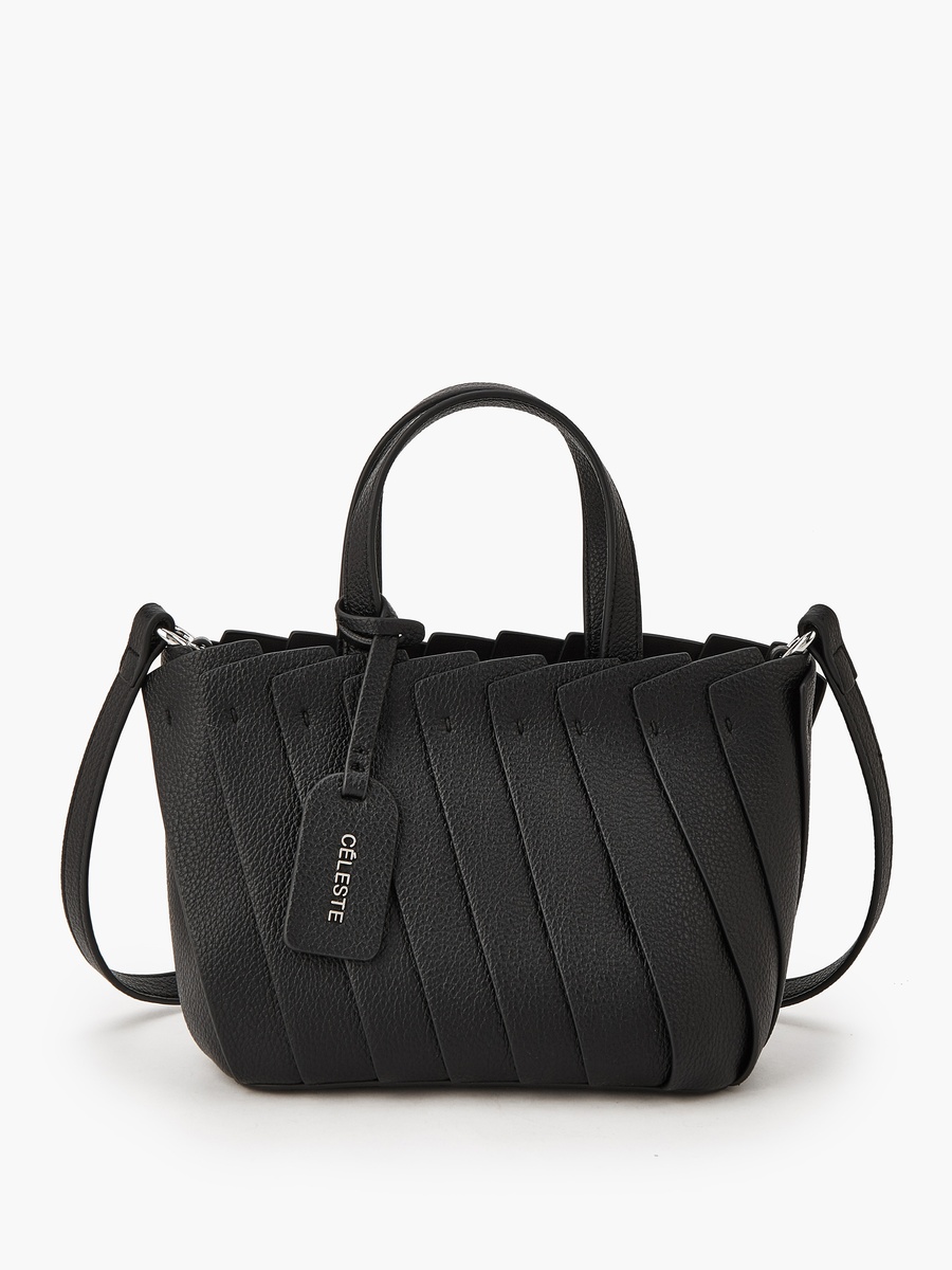 Textured Tote Bag with Adjustable Strap