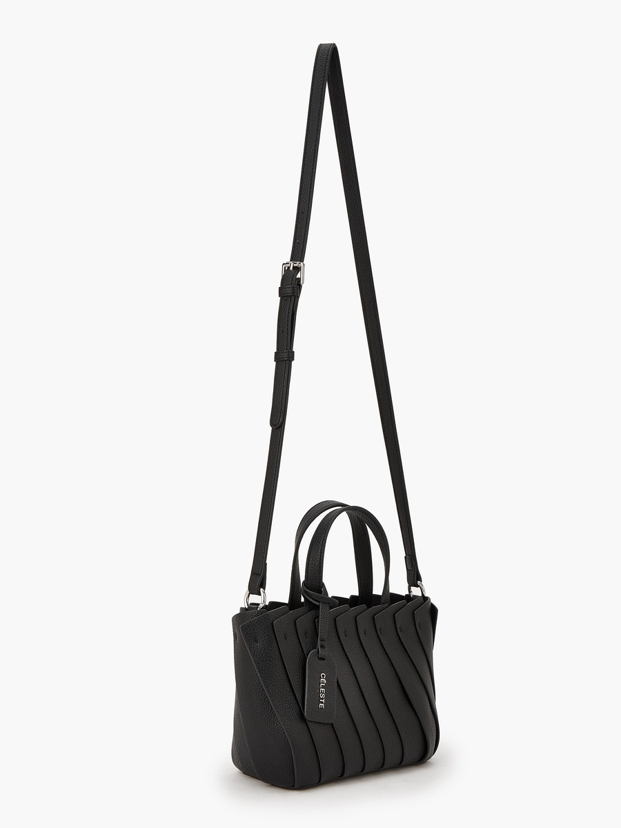 Textured Tote Bag with Adjustable Strap