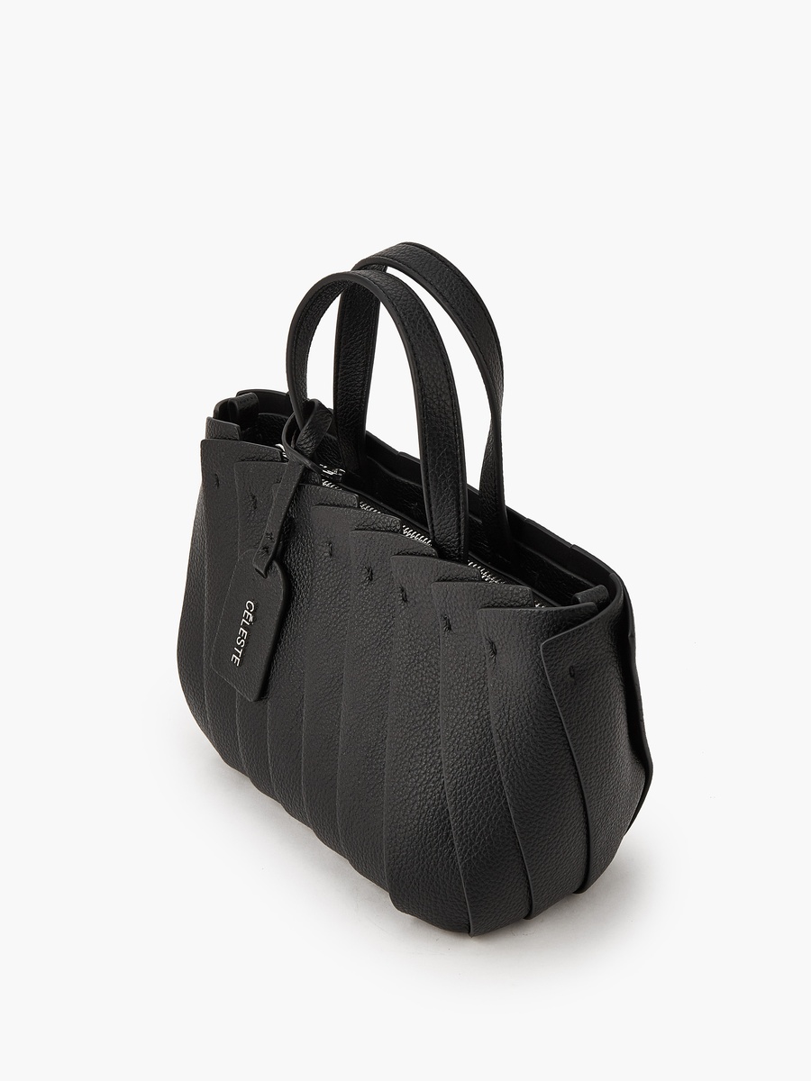 Textured Tote Bag with Adjustable Strap