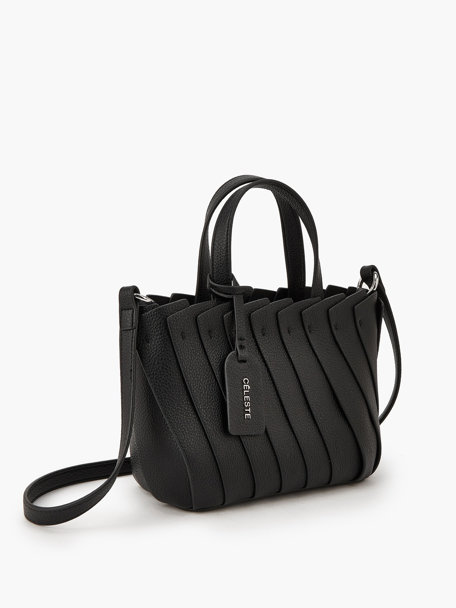 Textured Tote Bag with Adjustable Strap