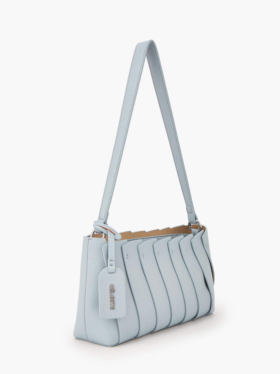 Textured Shoulder Bag with Strap Handle