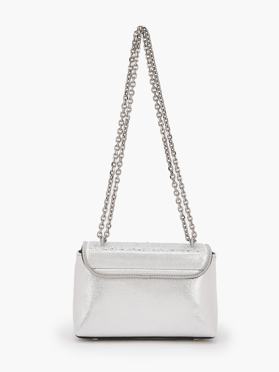 Embellished Crossbody Bag with Chain Strap