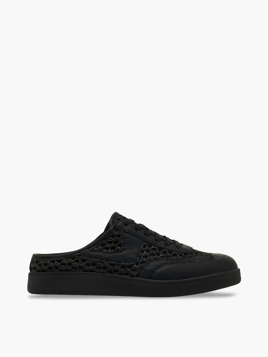 Women Mesh Detail Slip-On Sneakers