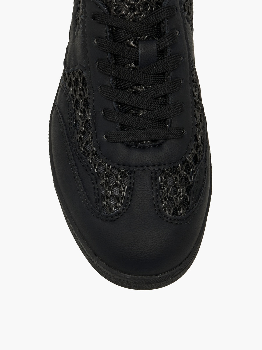 Women Mesh Detail Slip-On Sneakers