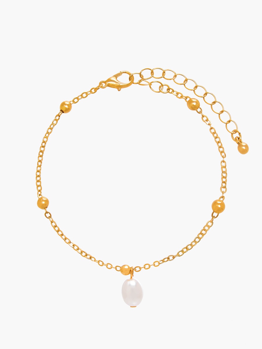 Pack of 3 Gold Tone Chain Style Bracelet