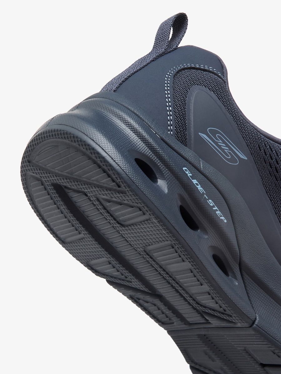 Men Textured Lace-Up Sports Shoes