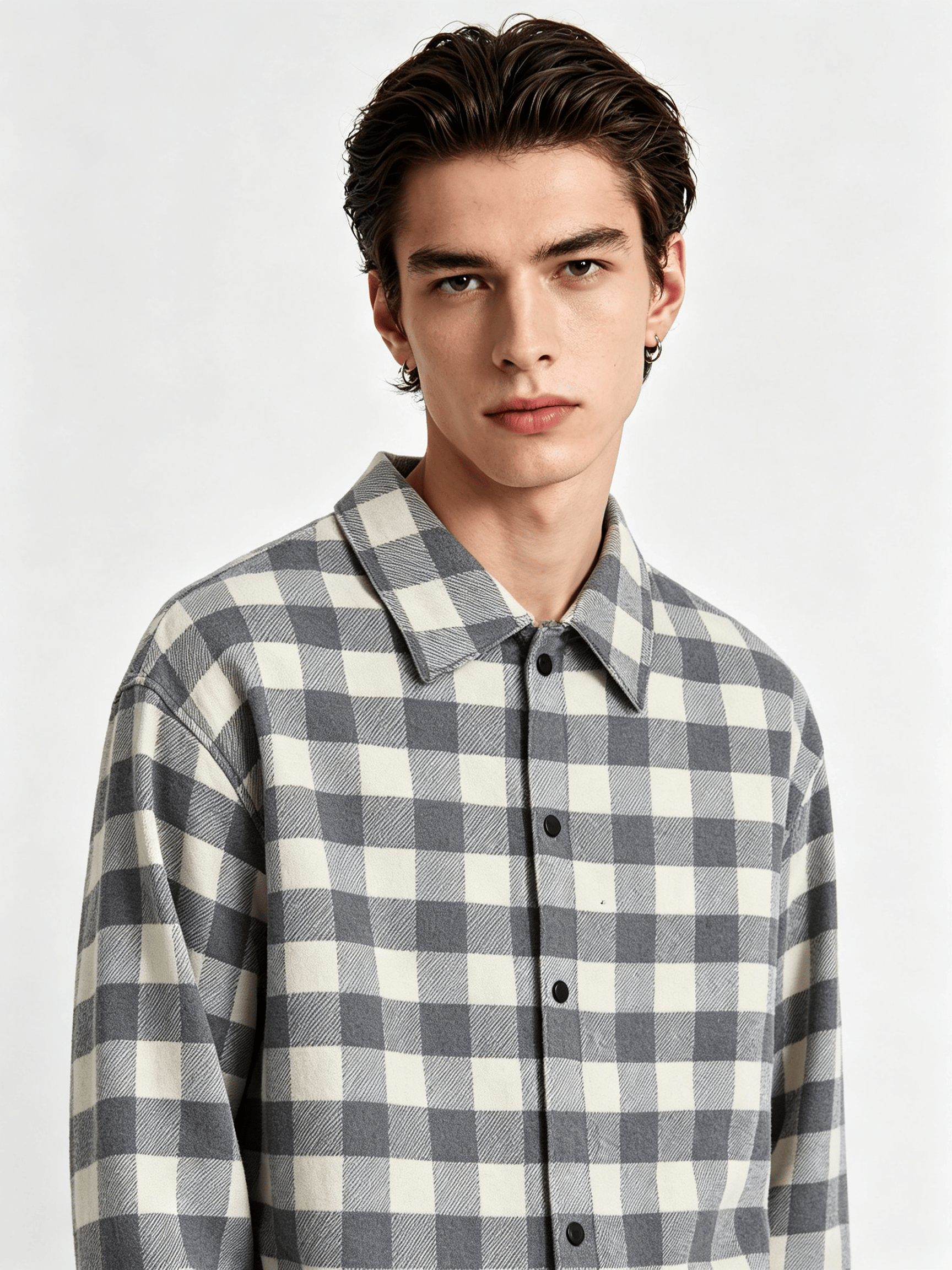 Men Checked Long Sleeve Shirt