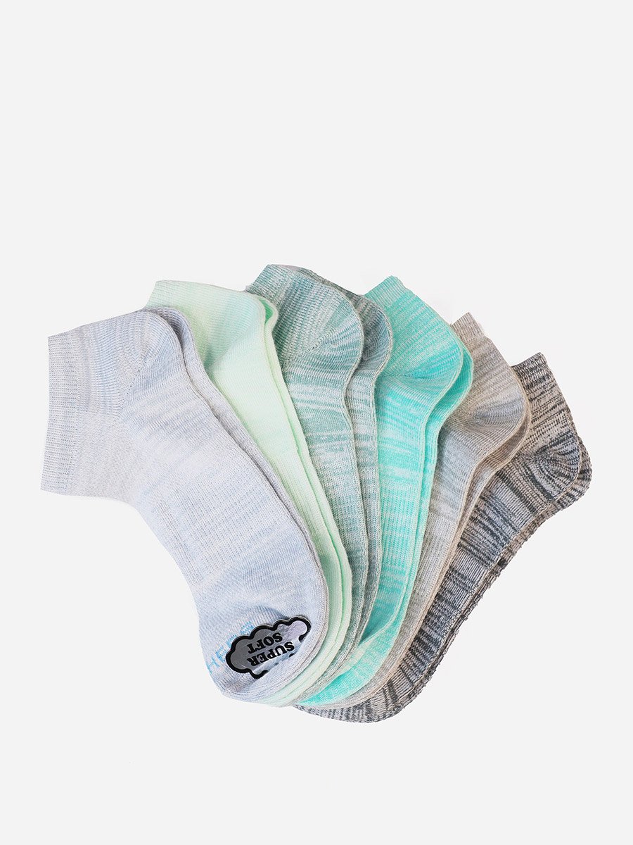 Pack of 6 - Non Terry Low Cut Socks