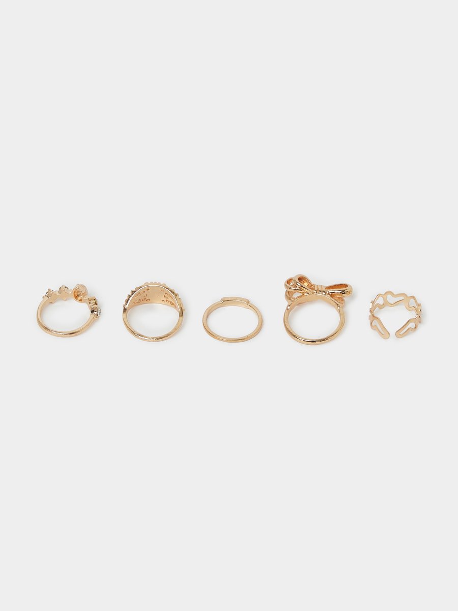 Set of 15 - Gold Tone Ring 