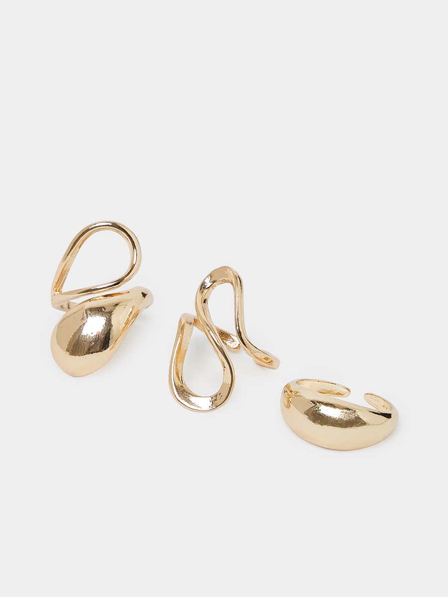Set of 3 - Cuff Ring
