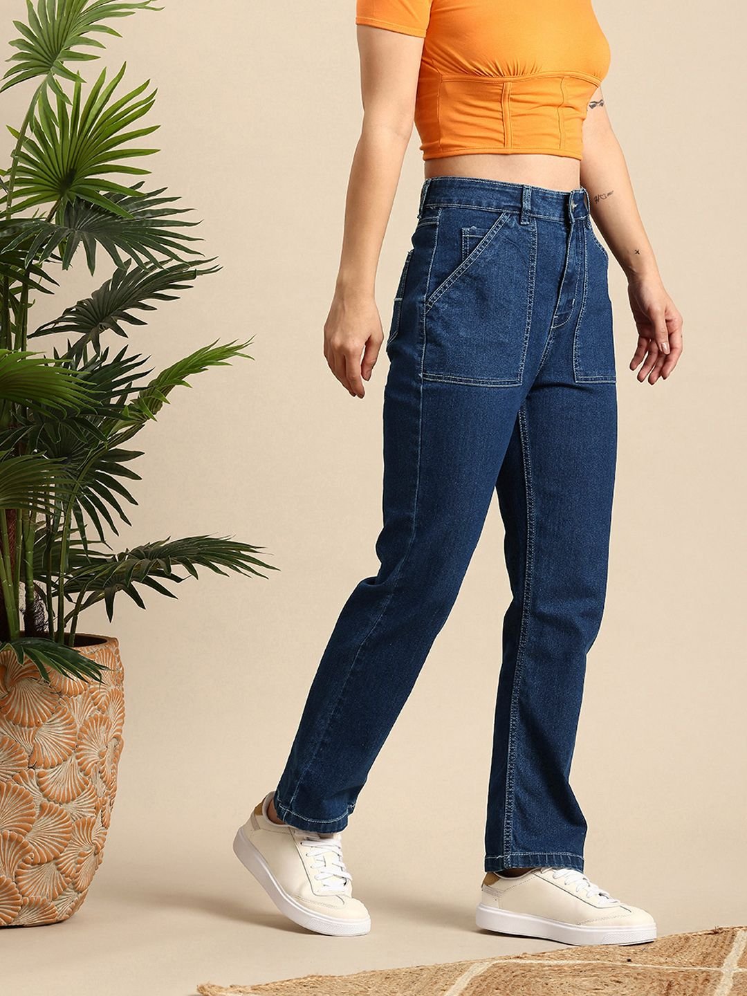 Blue Slim Fit Stretchable Jeans
