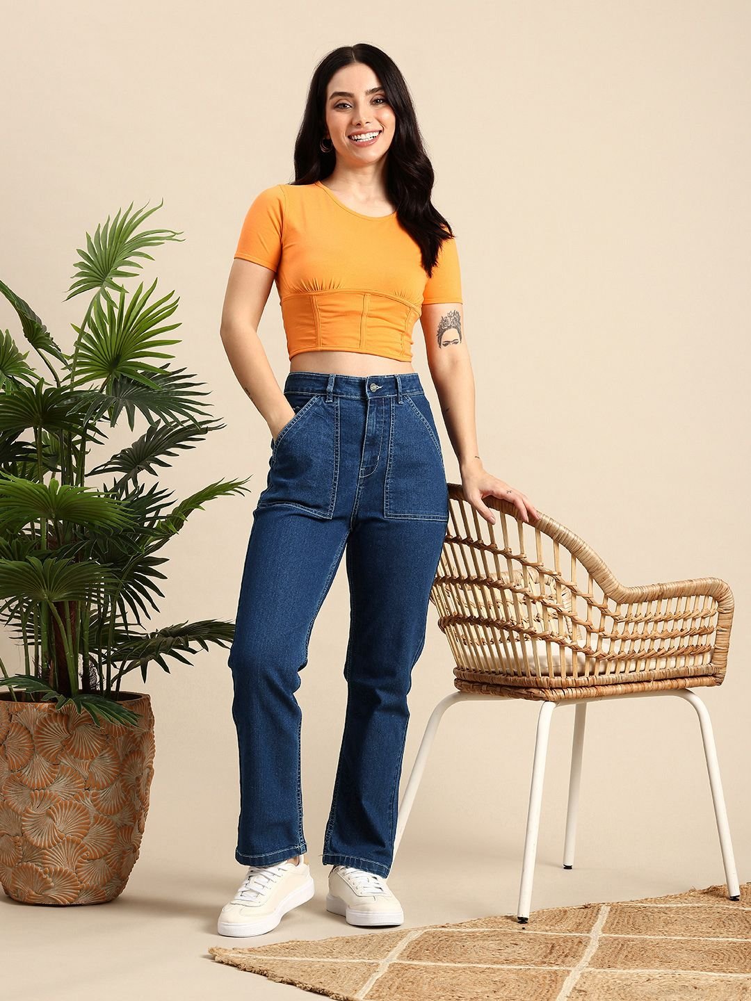 Blue Slim Fit Stretchable Jeans
