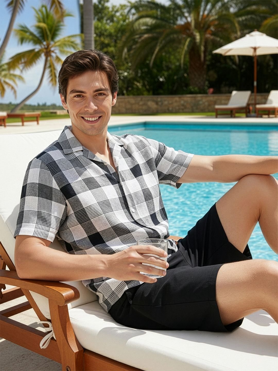 Men Opaque Checked Cotton Casual Shirt