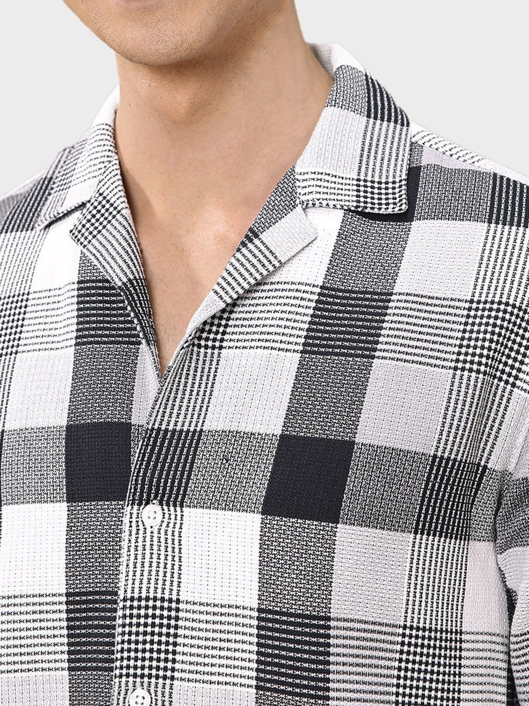 Men Opaque Checked Cotton Casual Shirt