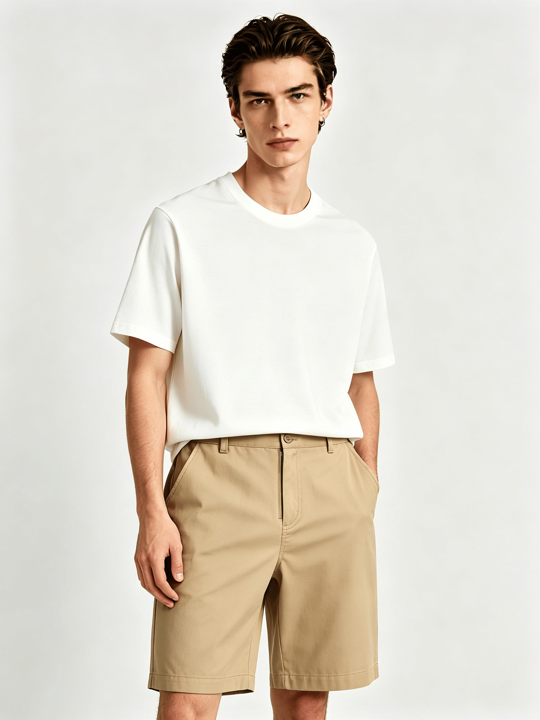 Men Solid Casual Shorts