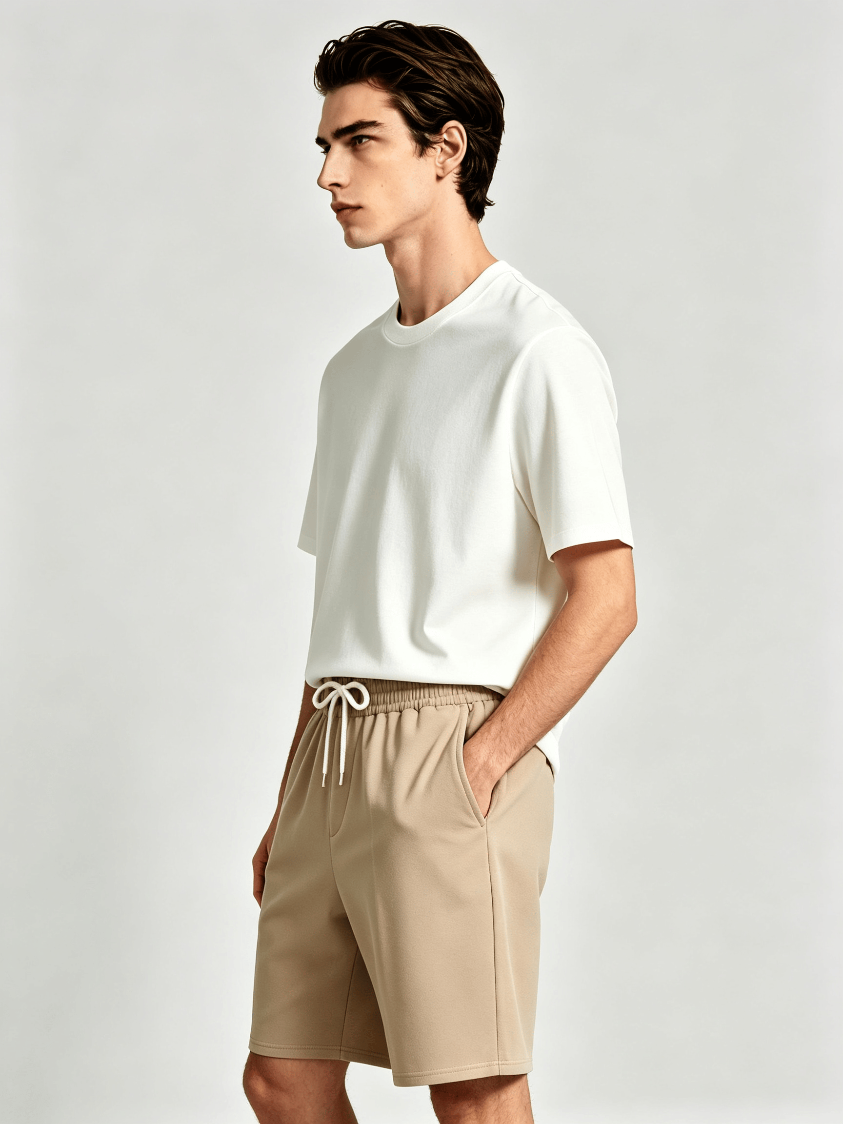 Men Solid Casual Shorts