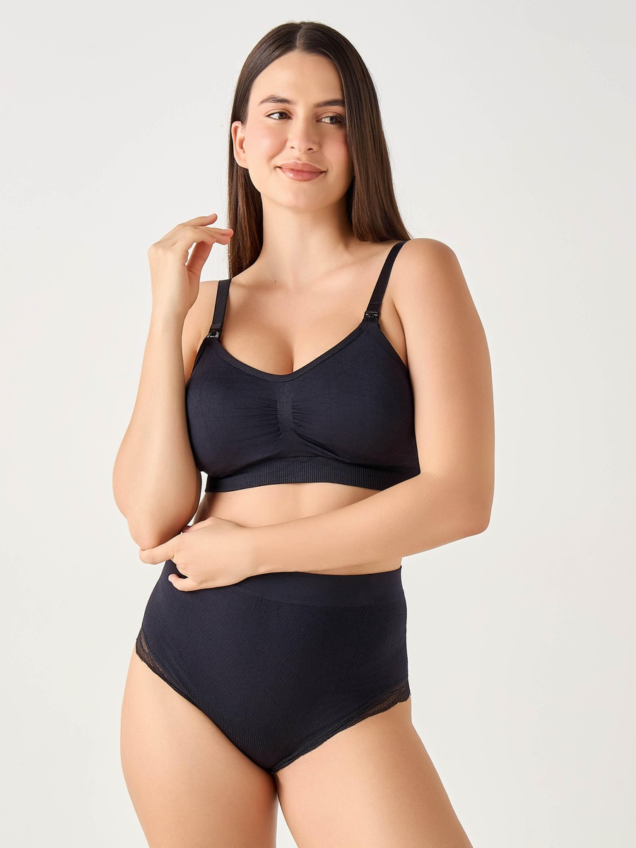 Nursing Bra with Drop-Down Nursing Clips