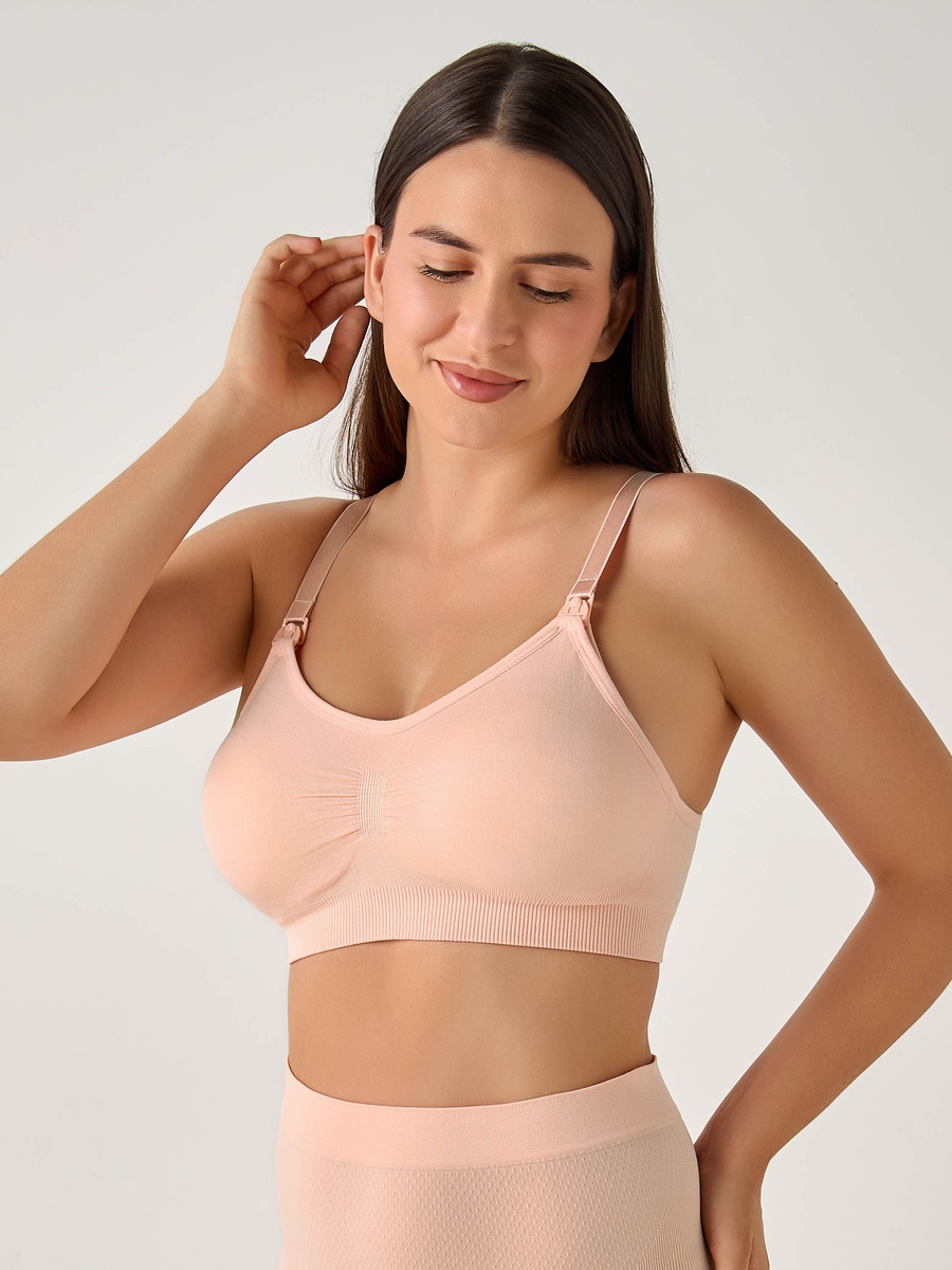 Nursing Bra with Drop-Down Nursing Clips