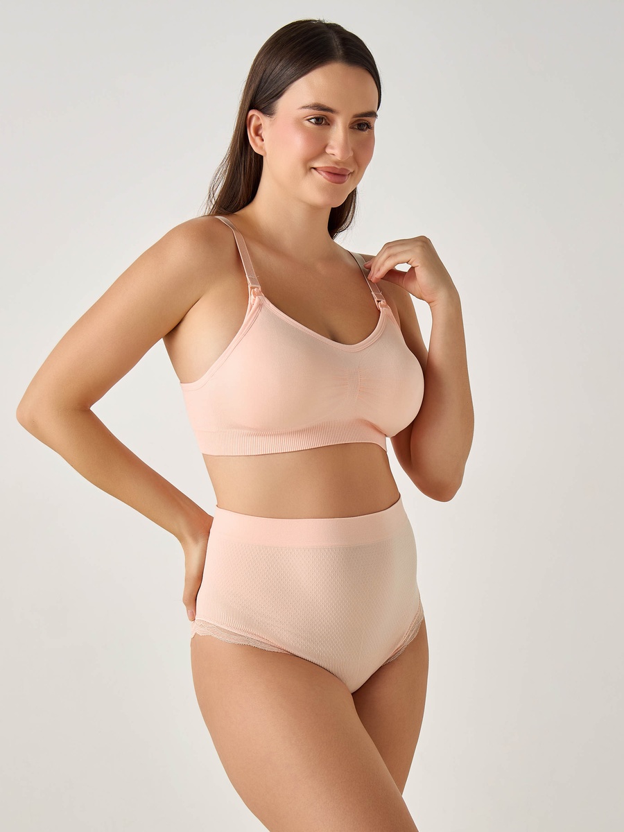 Nursing Bra with Drop-Down Nursing Clips