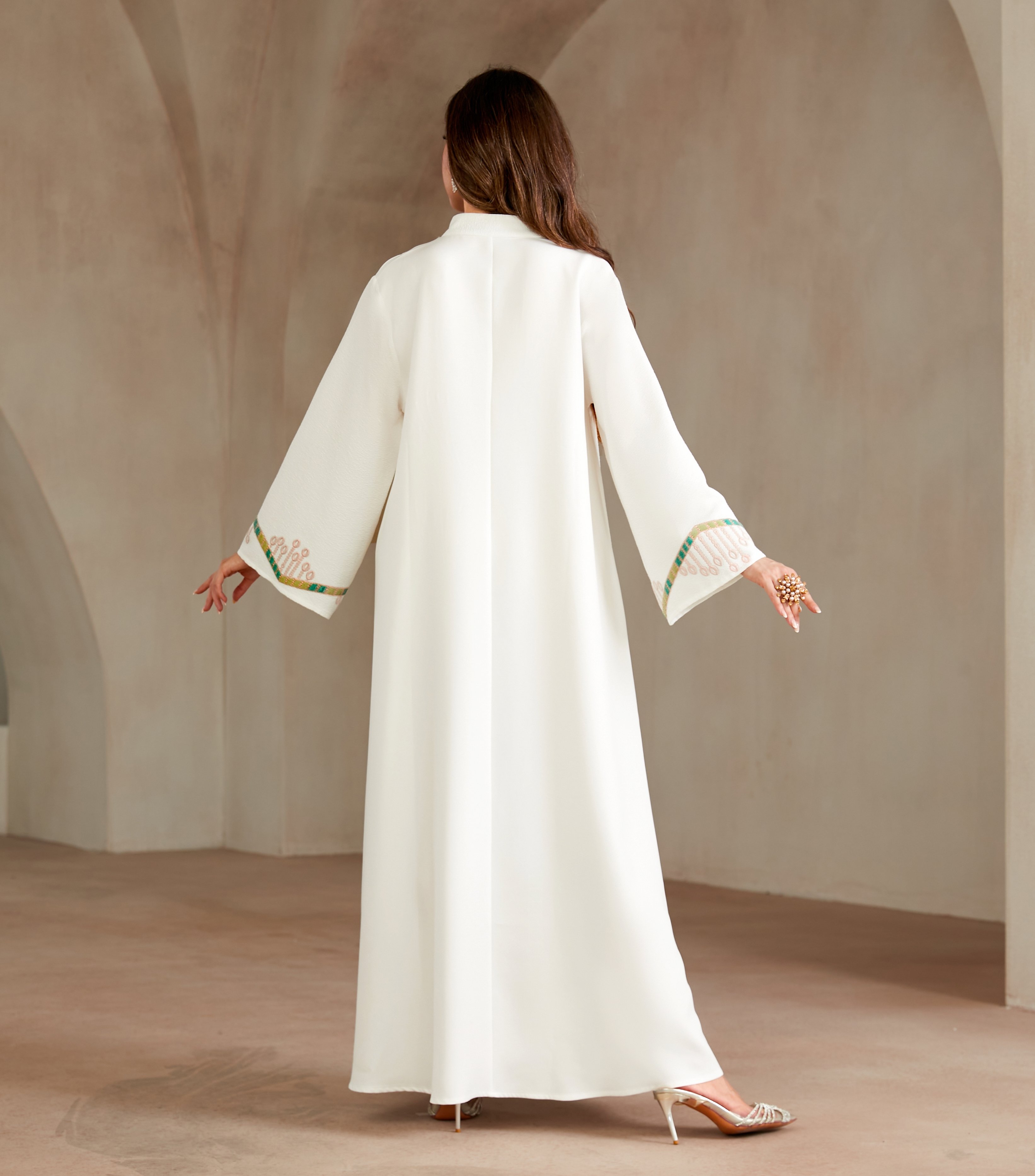 Maxi Jalabiya with  Embellishments