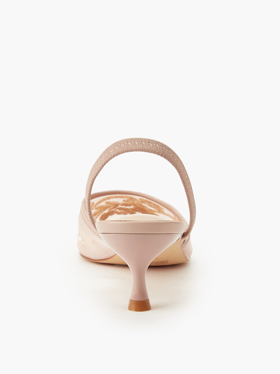 Women Embellished Kitten Heel Pointed Toe Shoes