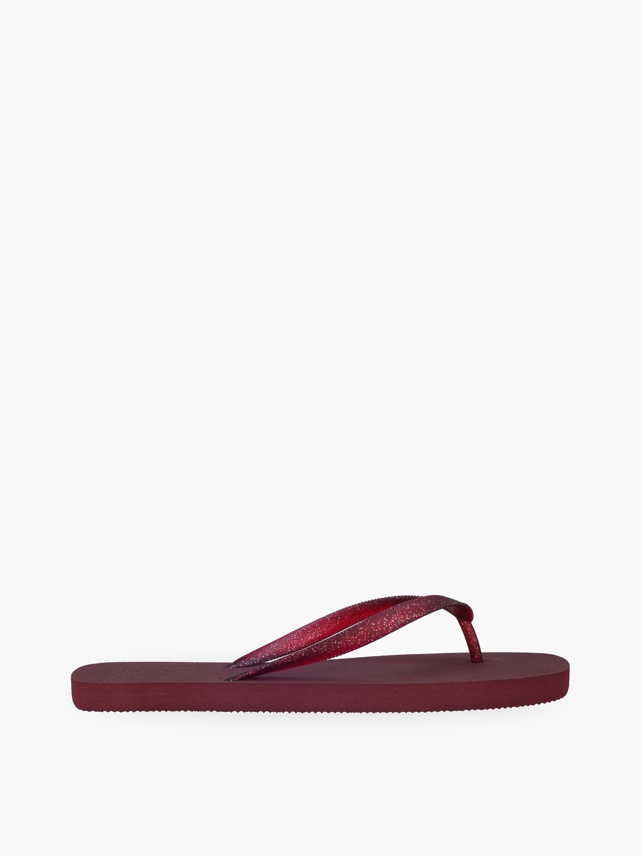 Women Glitter Strap Flip Flops
