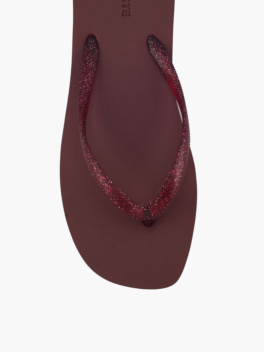 Women Glitter Strap Flip Flops