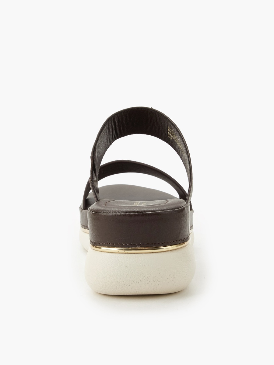 Women Monogram Print Wedge Sandals