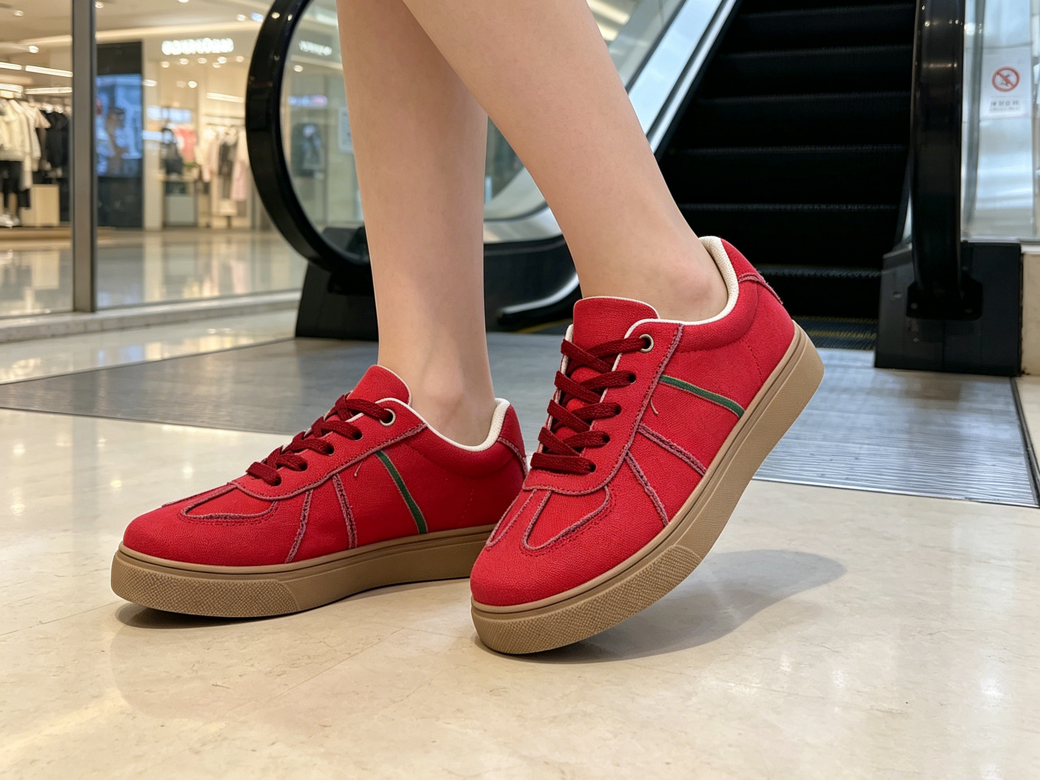 Womens Magenta Flat Casual Sneakers