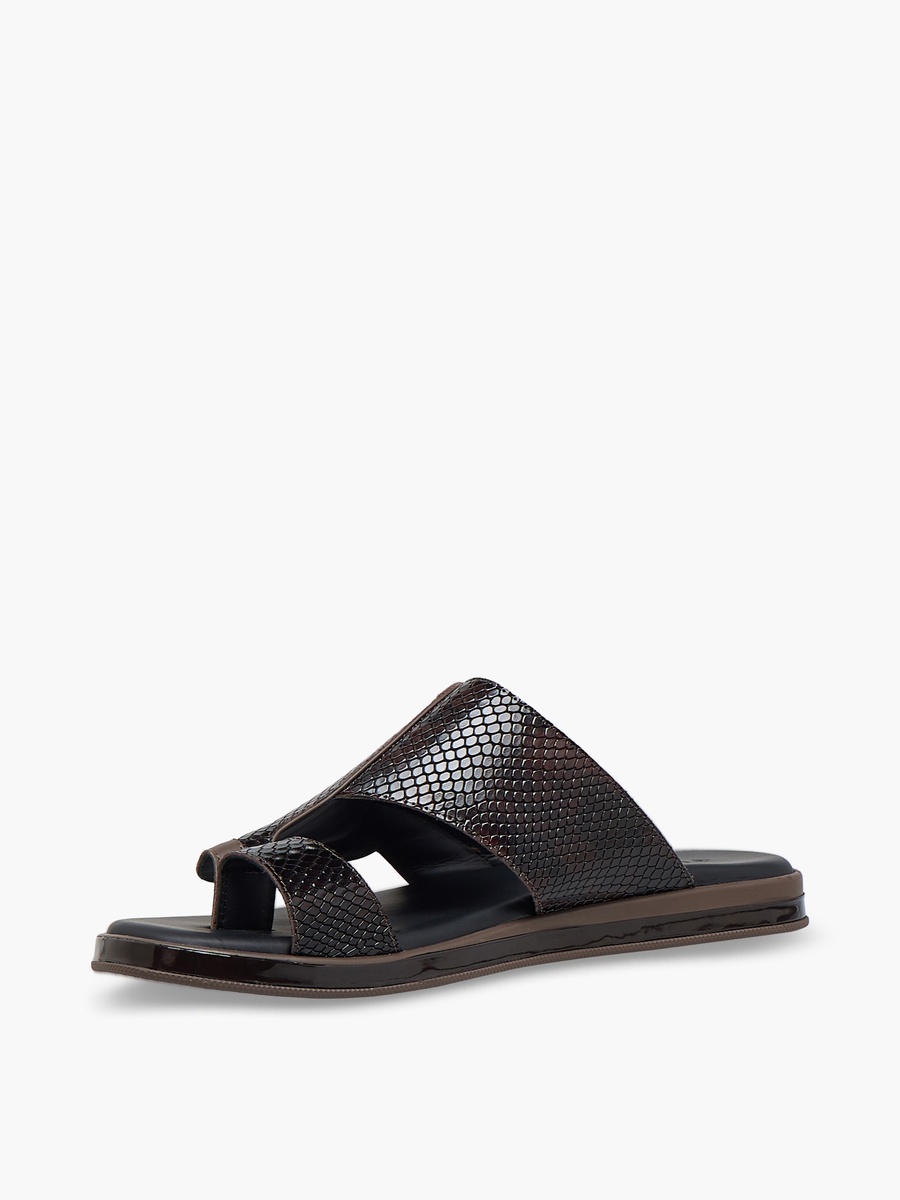 Men Slip-On Leather Arabic Sandals