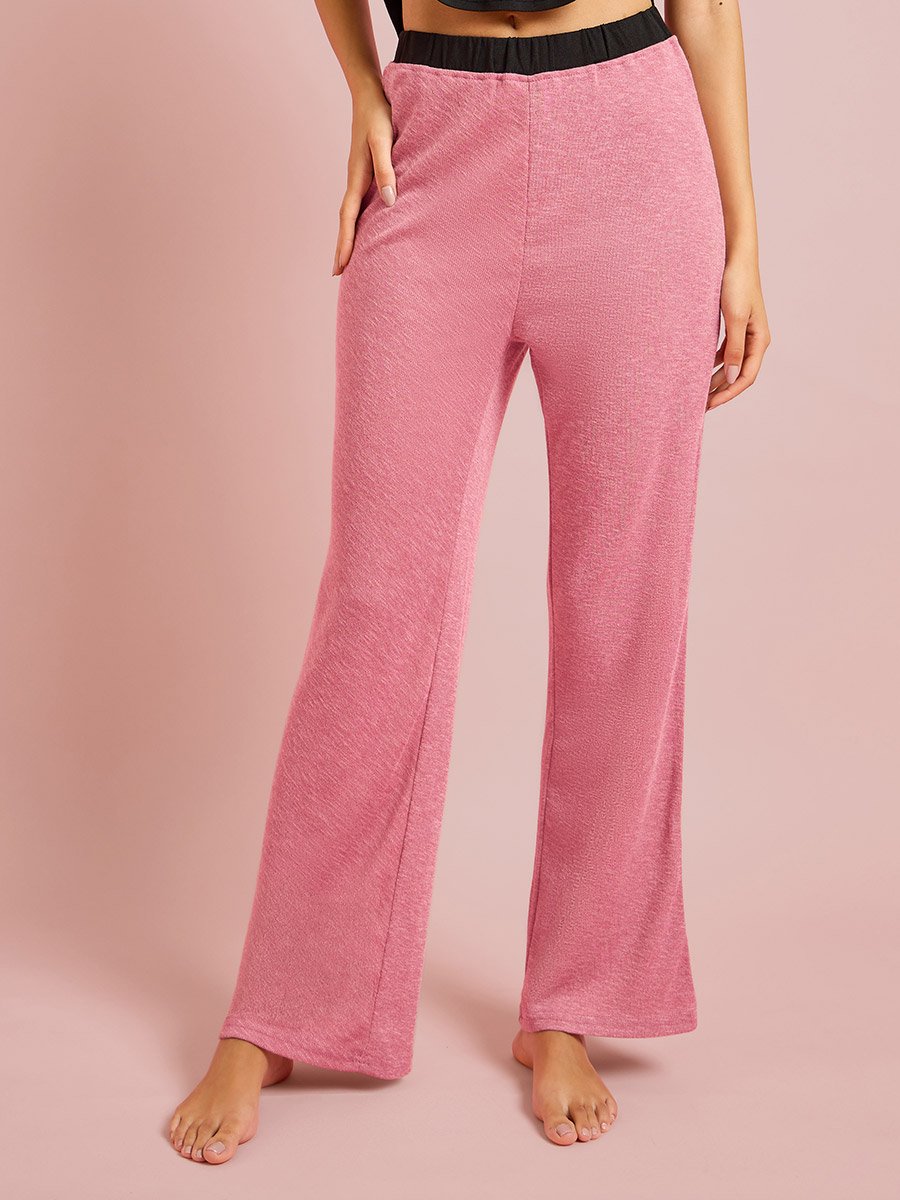 Multi Crop Ringer T-Shirt and Pyjama Set