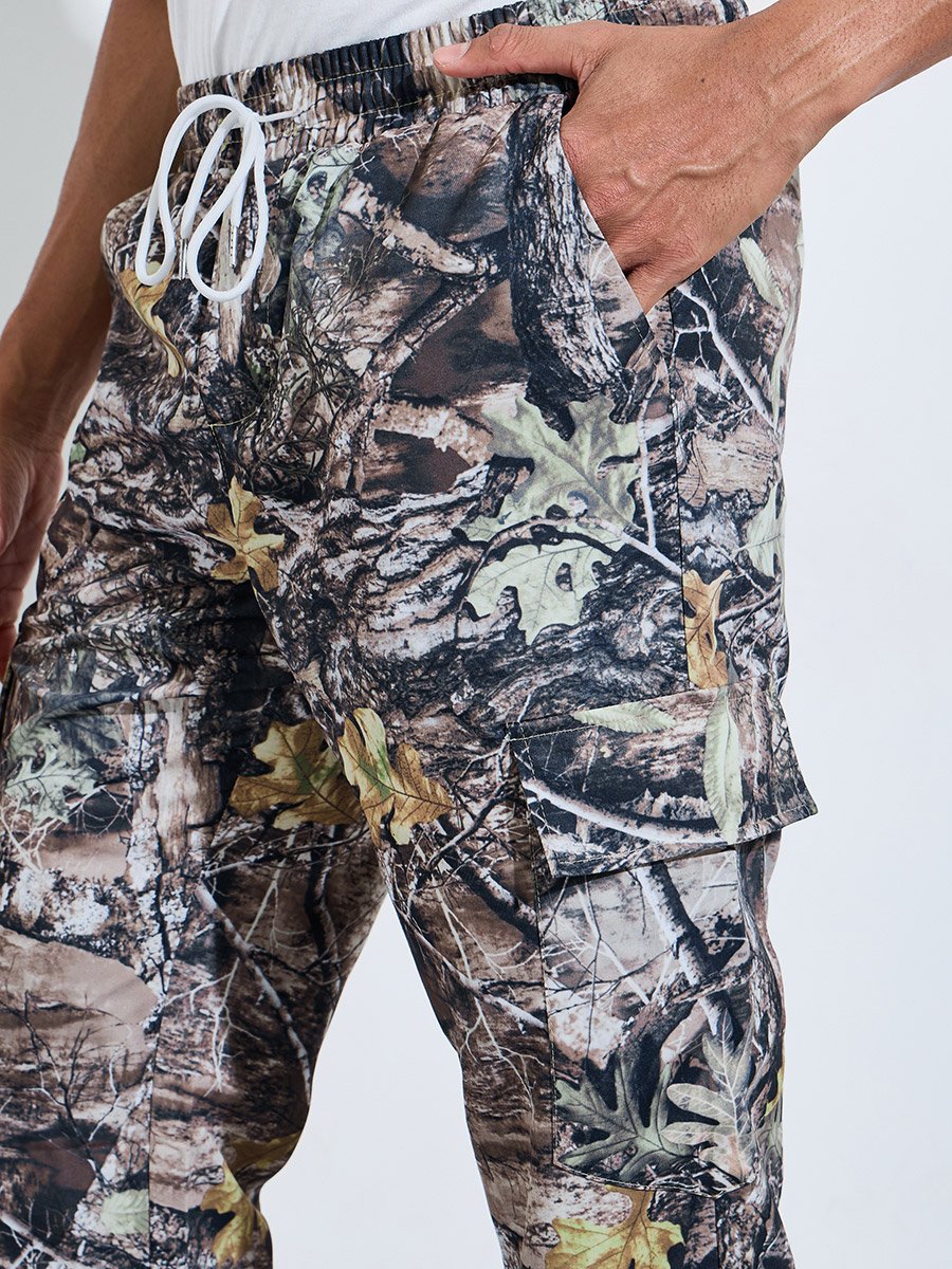 Multi-Color Floral Print Jogger