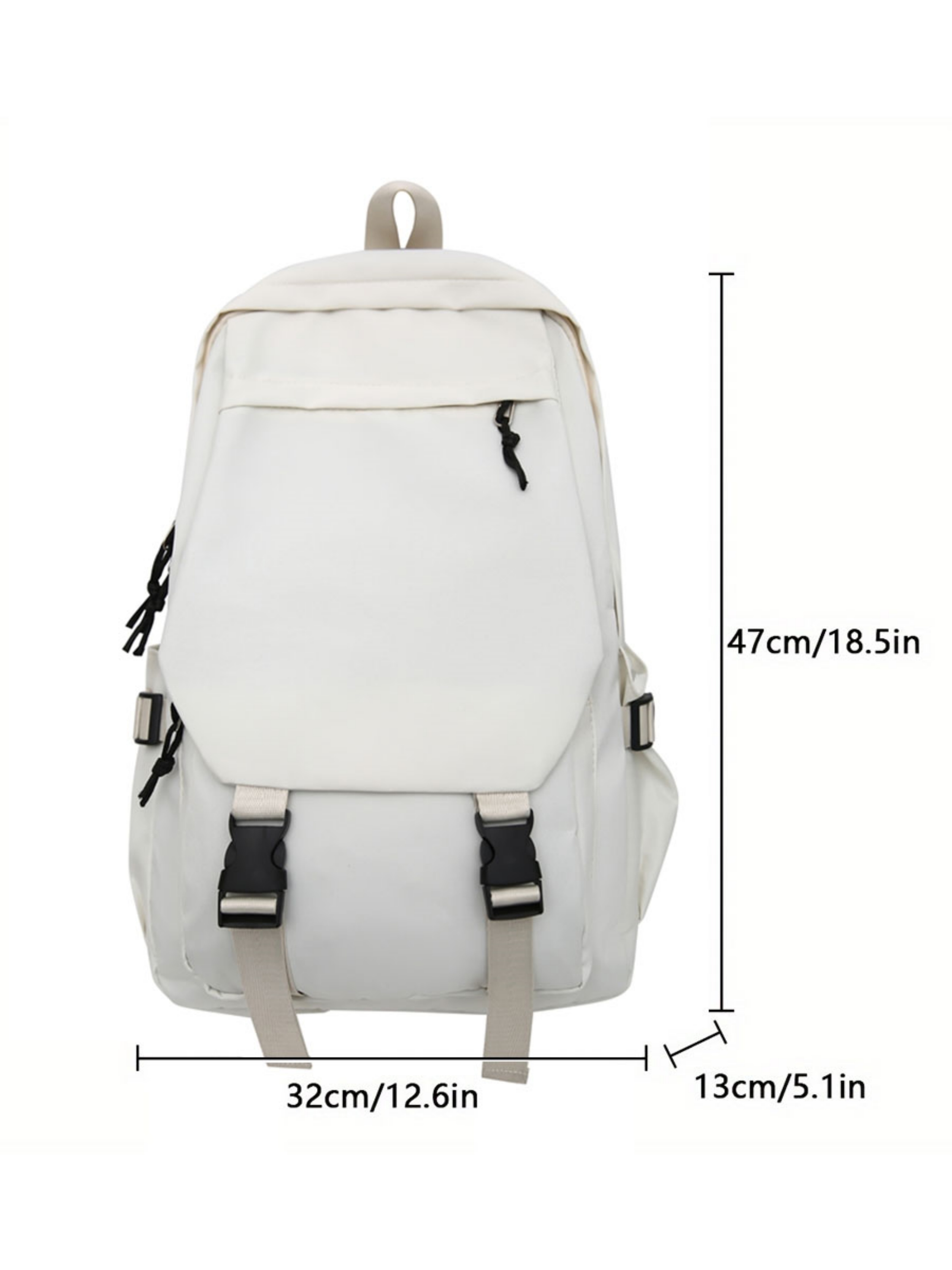 White Plain Backpack