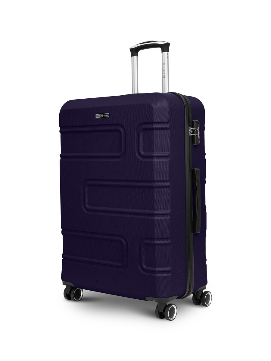 Urbanshield 20-Inch Cabin Luggage with Combination Lock and 8-Spinner Wheels, Navy Blue
