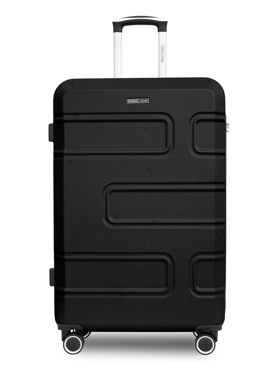 Urbanshield 28-Inch Large Luggage with Combination Lock and 8-Spinner Wheels, Black