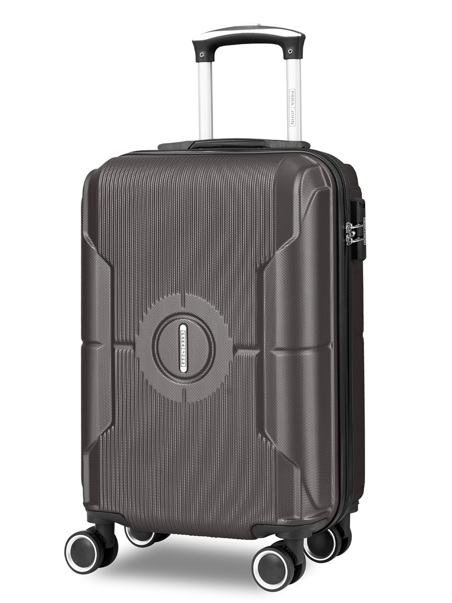 Armorix 20-Inch Cabin Luggage with Combination Lock and 8-Spinner Wheels, Grey