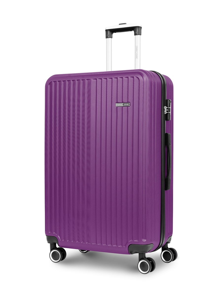 Ridge 28-Inch Large Luggage with Combination Lock and 8-Spinner Wheels, Purple