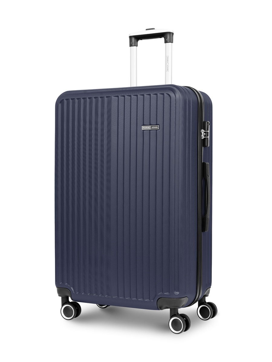 Ridge 2-Piece Luggage Set Lightweight Hard ABS Suitcase with Combination Lock and 8-Spinner Wheels, Navy Blue