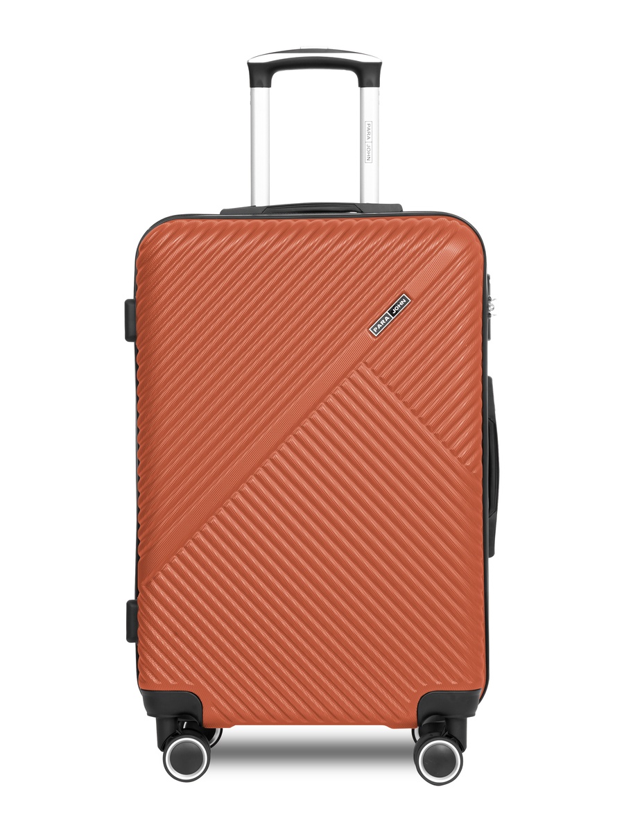 Aurora 24-Inch Medium Luggage with Combination Lock and 8-Spinner Wheels, Orange