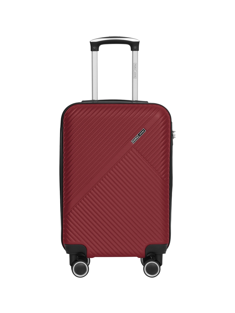 Aurora 24-Inch Medium Luggage with Combination Lock and 8-Spinner Wheels, Burgundy